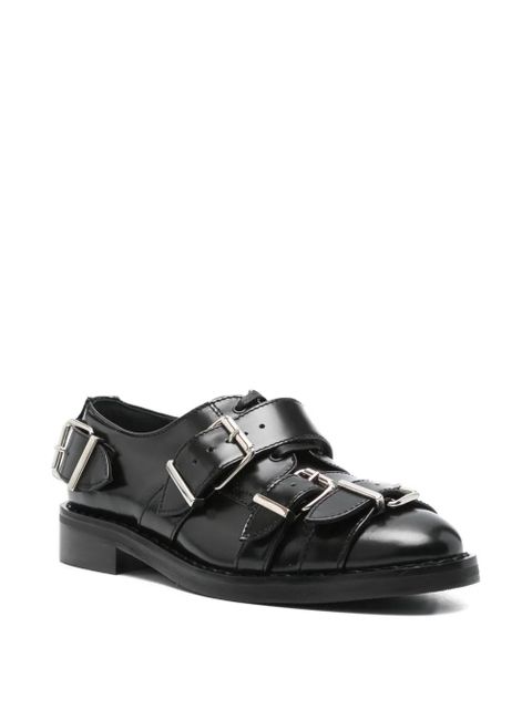 Simone Rocha multi-buckle derby shoes - Black - zdjęcie produktu nr 2