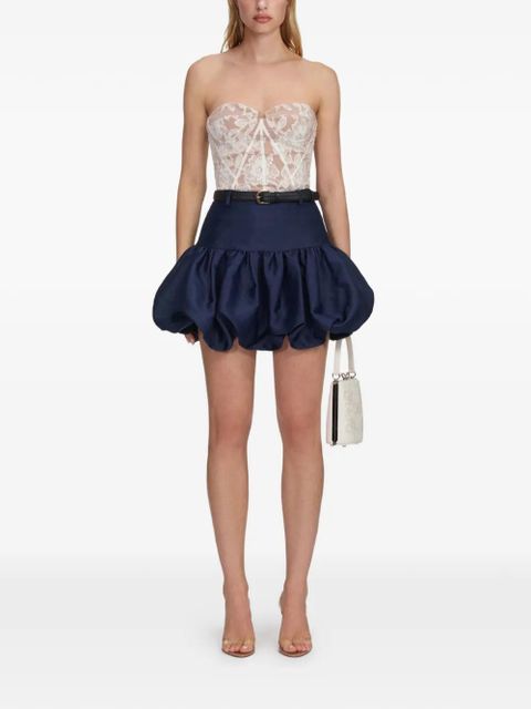 Self-Portrait A-line mini skirt - Blue - zdjęcie produktu nr 2