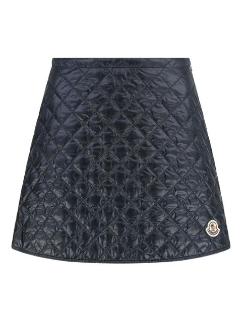 Moncler quilted mini skirt - Blue - zdjęcie produktu nr 2