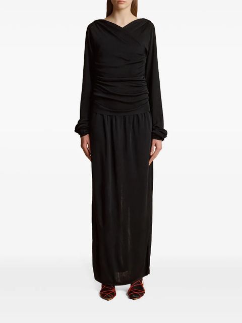 KHAITE The Fable maxi dress - Black