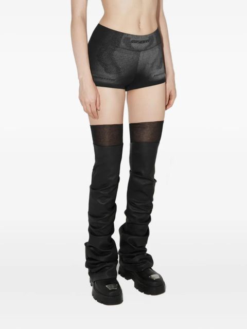 MISBHV logo-detail shorts - Black