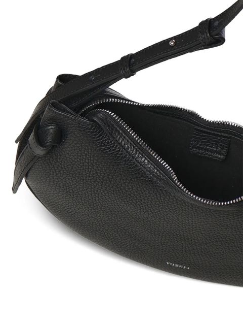 Yuzefi grain-leather shoulder bag - Black