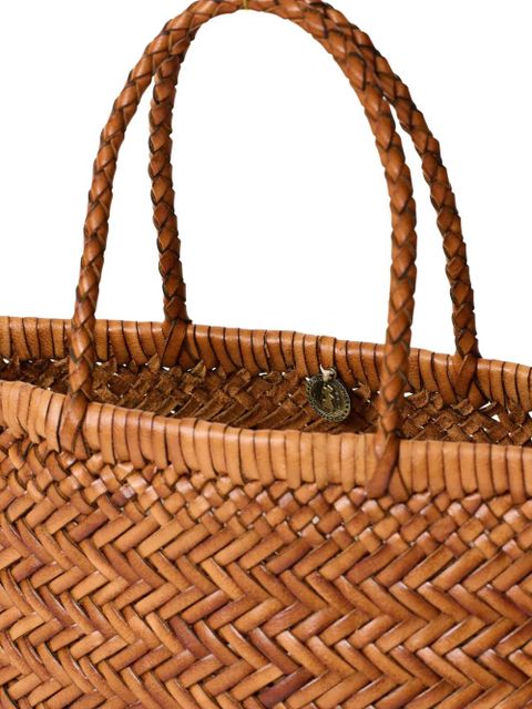 DRAGON DIFFUSION mini Flat Gora tote bag - Brown