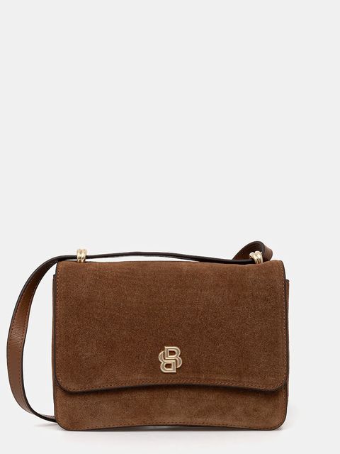 BOSS torebka zamszowa BOSS BEYOND Crossb S - zdjęcie produktu nr 1