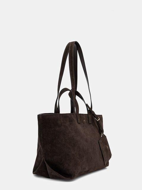 A.P.C. torebka zamszowa LE DRUMMER - zdjęcie produktu nr 1