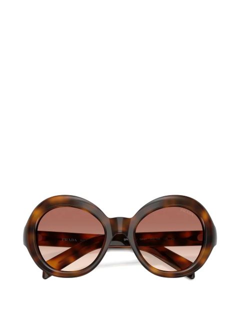 Prada Eyewear round-frame sunglasses - Brown