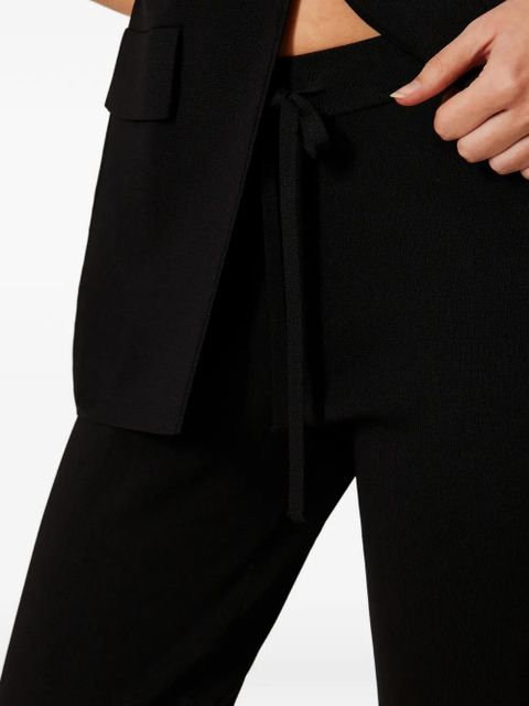 TWINSET knitted track pants - Black