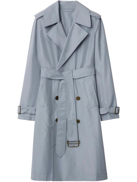 Burberry silk trench coat - Grey - zdjęcie produktu nr 1