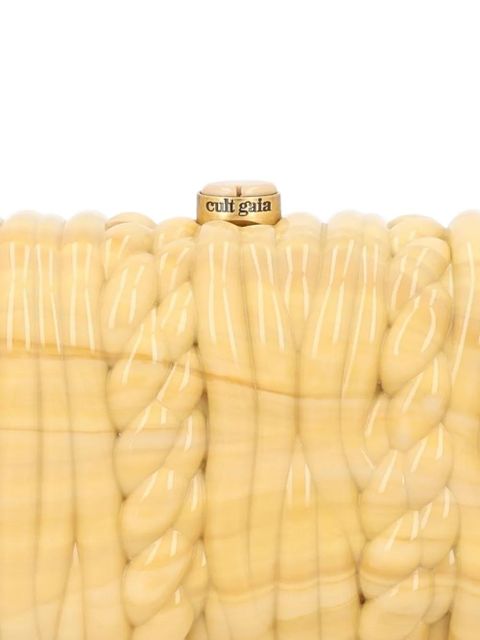 Cult Gaia Helene cable-knit effect clutch bag - Neutrals - zdjęcie produktu nr 2