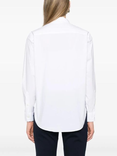 Lauren Ralph Lauren logo-embroidered poplin shirt - White