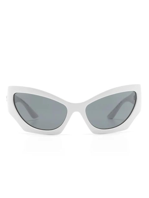 Versace Eyewear oversized cat-eye sunglasses - White - zdjęcie produktu nr 1