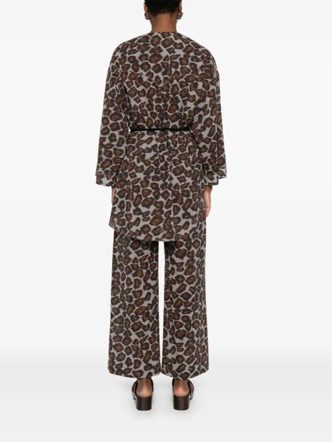 Nanushka animal-print blouse - Grey