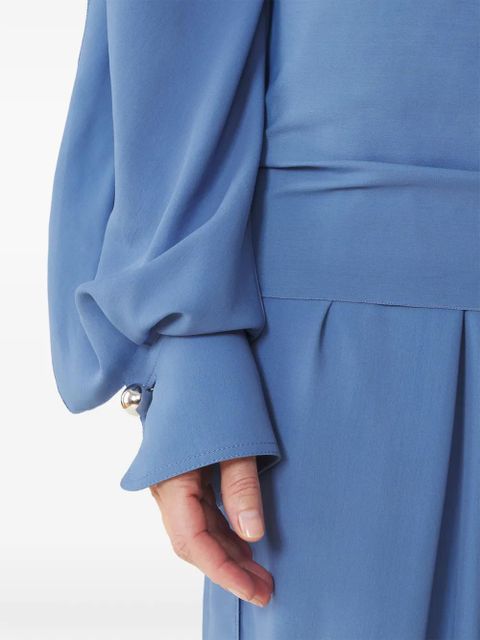 Lanvin ruffle-detail blouse - Blue
