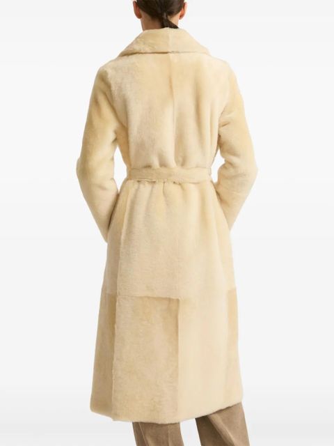 Yves Salomon shearling reversible coat - Neutrals