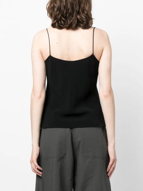 The Row spaghetti-strap tank top - Black