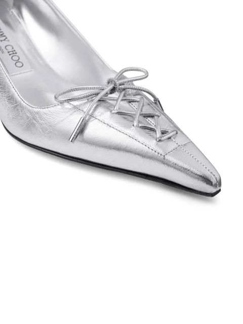 Jimmy Choo 50mm Scarlett pumps - Silver