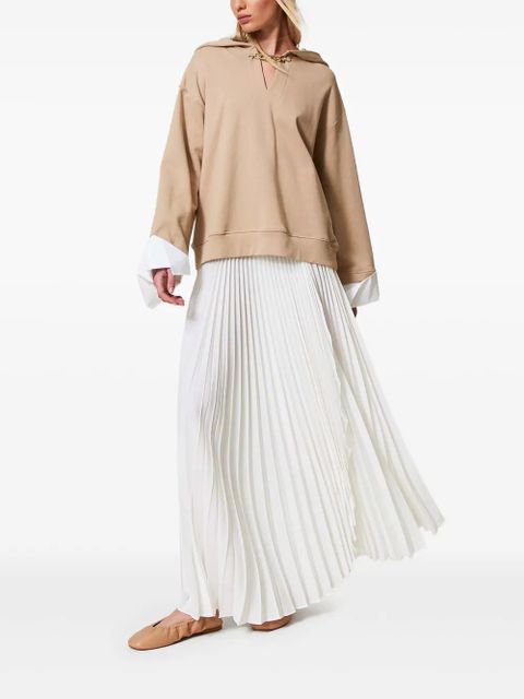 TWINSET pleated skirt - White - zdjęcie produktu nr 2