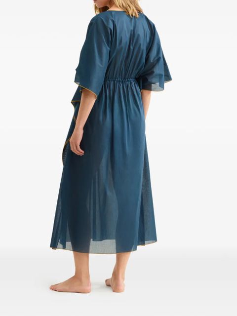 ERES Voilier V-neck kaftan - Blue
