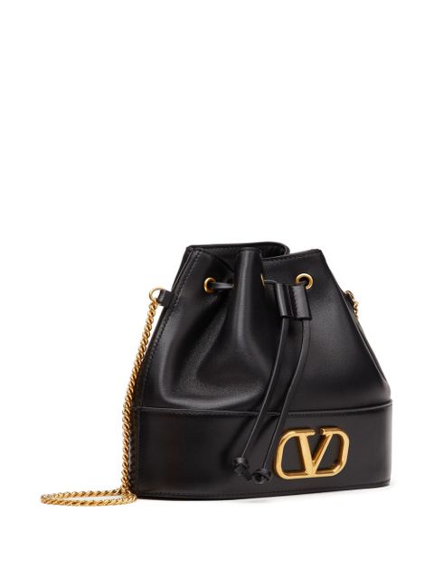 Valentino Garavani mini VLogo Signature bucket bag - Black