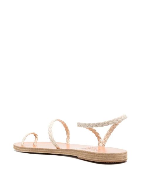 Ancient Greek Sandals Eleftheria braided-strap sandals - White