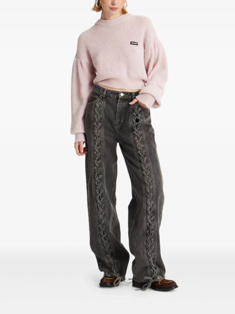 ROTATE BIRGER CHRISTENSEN cropped jumper - Pink