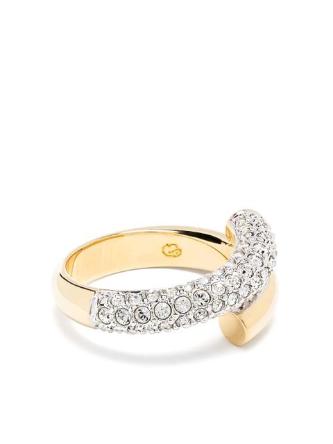 Swarovski Dextera crystal-embellished ring - Gold - zdjęcie produktu nr 1