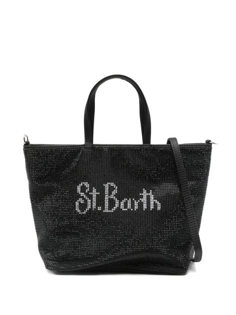 MC2 Saint Barth logo-embellished top-handles tote bag - Black - zdjęcie produktu nr 1