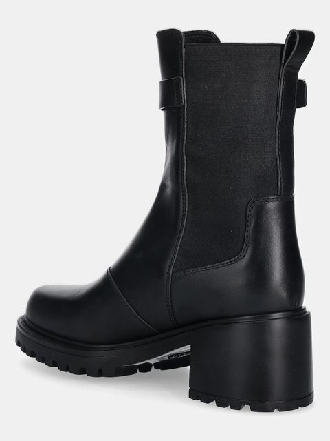 Furla sztyblety skórzane Urban Chic Chelsea damskie kolor czarny na słupku YK17UBC BX4237 O6000 - zdjęcie produktu nr 2