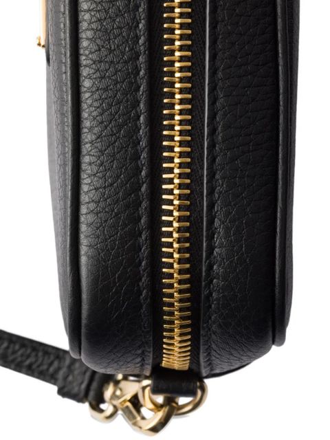 Prada mini leather cross body bag - Black
