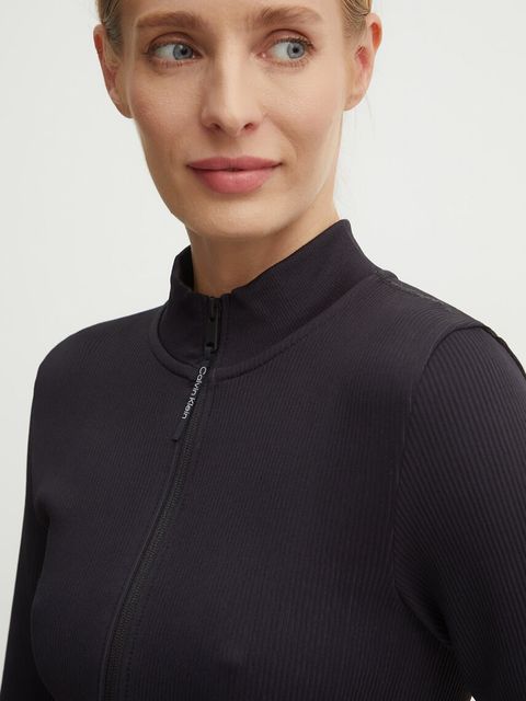 Calvin Klein Performance bluza treningowa kolor czarny gładka