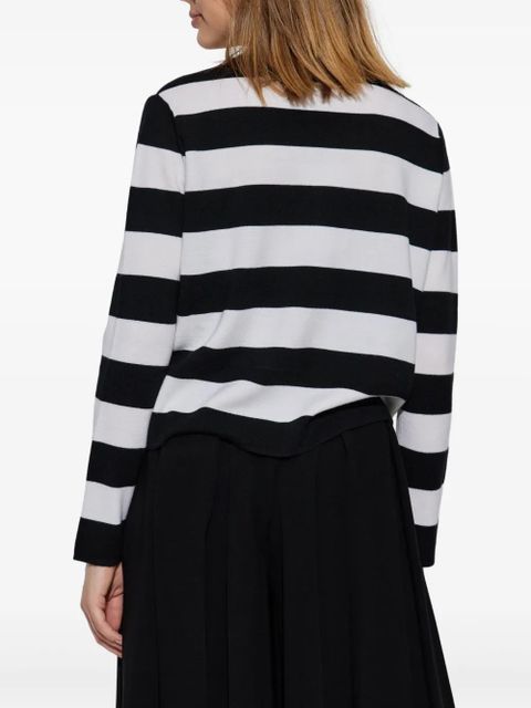 Max Mara Viterbo striped sweater - Black