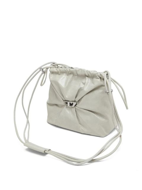 Diesel Scrunch-D leather bucket bag - White - zdjęcie produktu nr 2