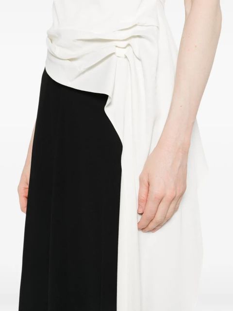 Proenza Schouler Daliah crepe maxi dress - Neutrals