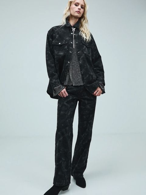 Medicine jeansy bawełniane damskie kolor czarny - zdjęcie produktu nr 1