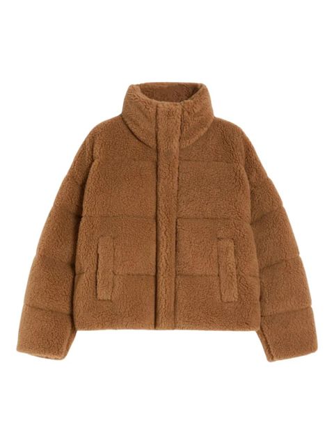 Weekend Max Mara Alfredo funnel-neck panelled jacket - Brown - zdjęcie produktu nr 1