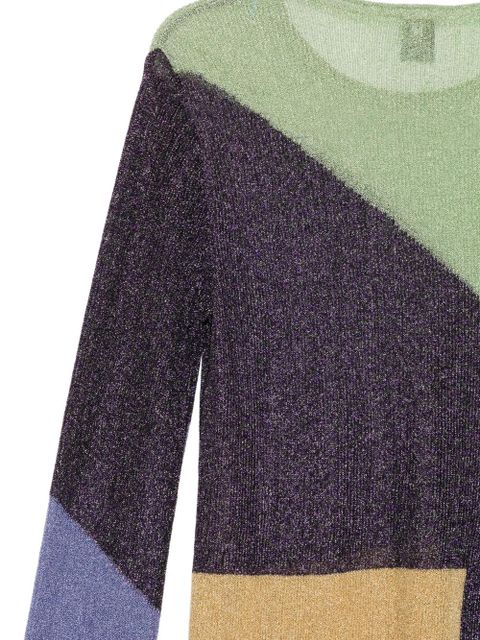 Missoni colour-block sweater - Purple