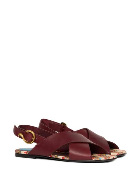 ETRO leather sandals - Red - zdjęcie produktu nr 2