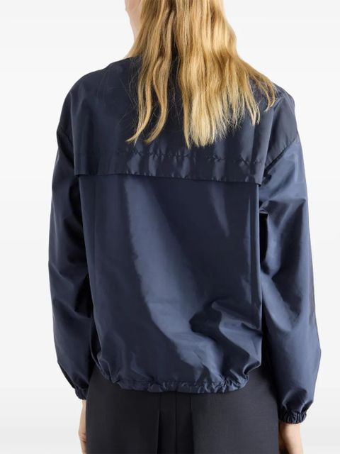 Prada elasticized-cuff zip-fastening jacket - Blue