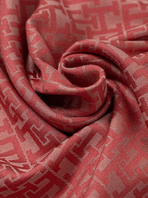 Tommy Hilfiger chusta damska kolor różowy wzorzysta AW0AW17493 - zdjęcie produktu nr 2