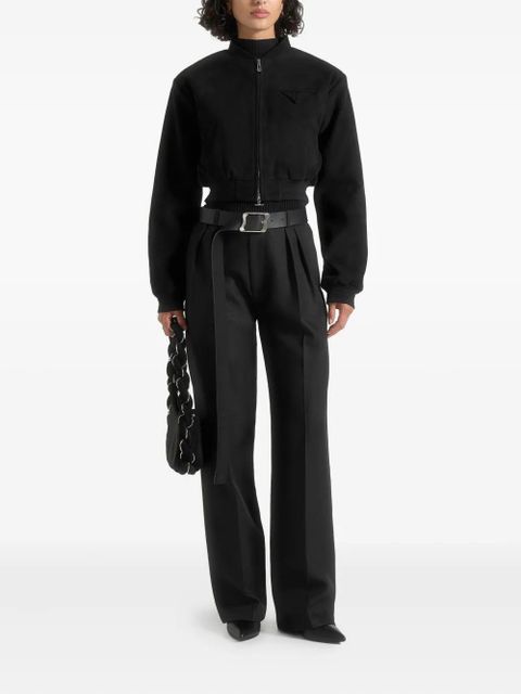 Manière De Voir Monique wide-shoulder zip jacket - Black - zdjęcie produktu nr 2