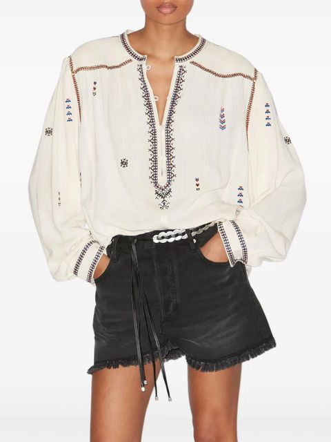 MARANT ÉTOILE Pelson blouse - White