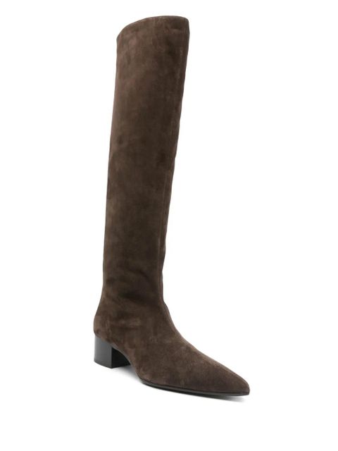 KHAITE 40mm Andee knee boots - Brown - zdjęcie produktu nr 2