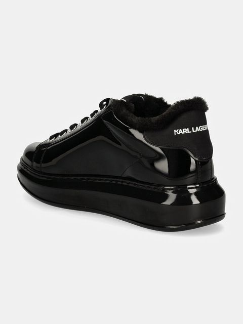Karl Lagerfeld sneakersy skórzane KAPRI kolor czarny KL62531S