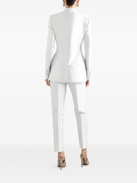 Dolce & Gabbana stretch-silk blazer - White - zdjęcie produktu nr 2