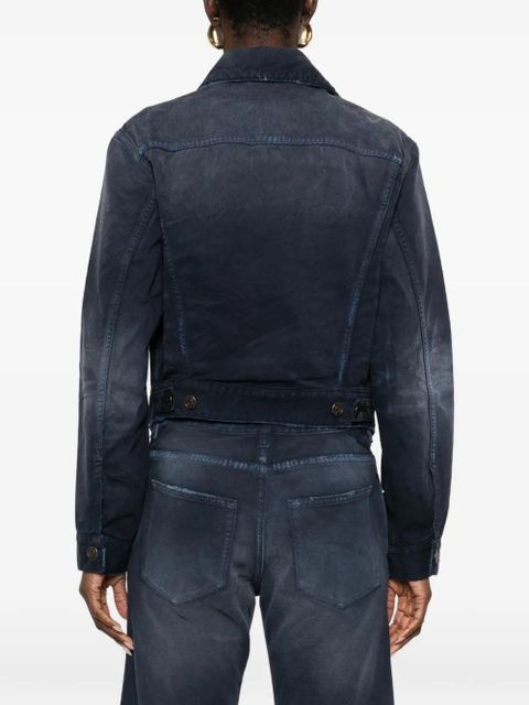 Balenciaga button cotton jacket - Blue