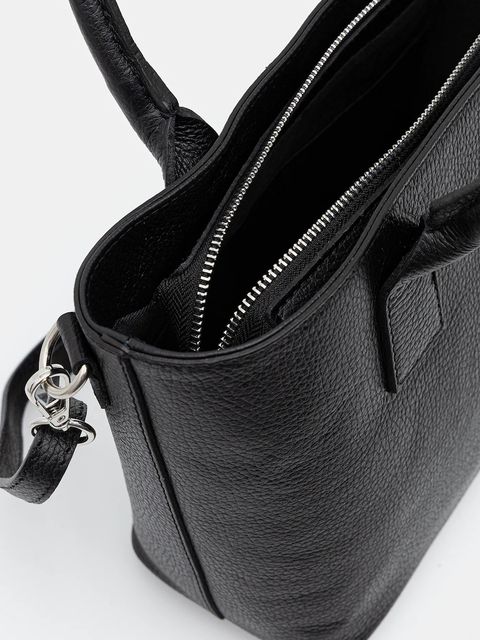 Answear Lab torebka skórzana kolor czarny