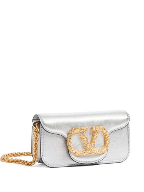 Valentino Garavani small Locò tote bag - Silver - zdjęcie produktu nr 2