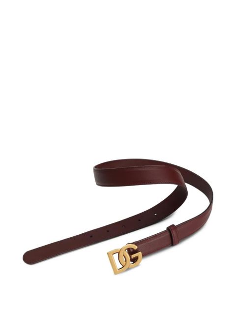 Dolce & Gabbana leather belt - Red