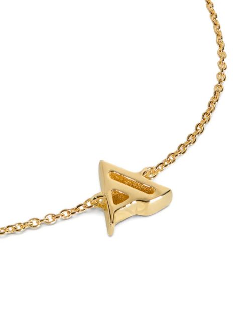 Monica Vinader initial chain bracelet - Gold