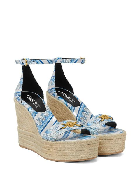 Versace 120mm Medusa '95 espadrilles - Blue